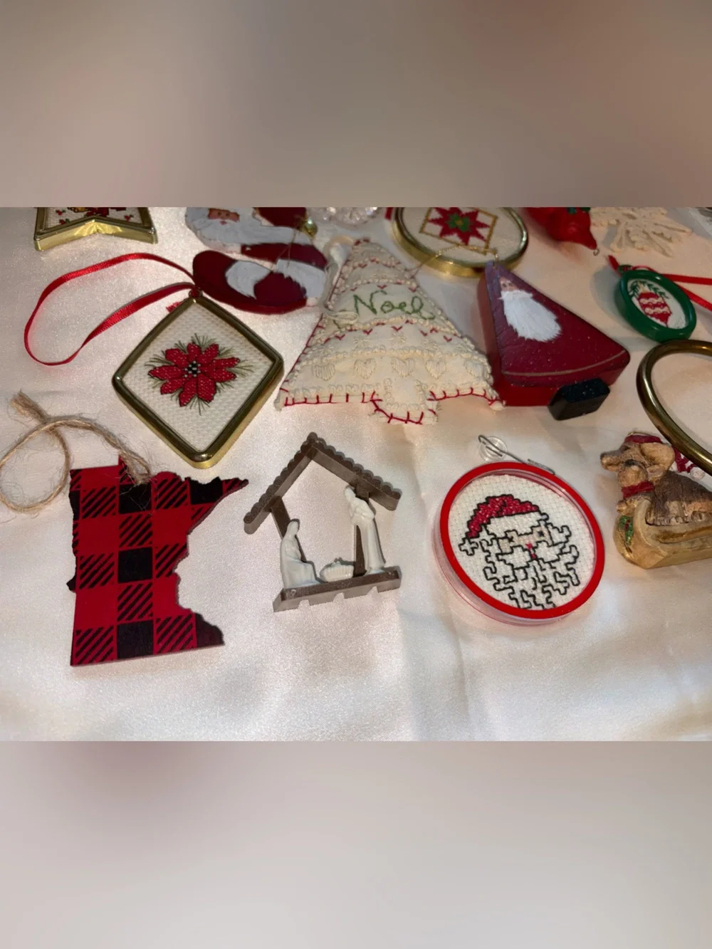 ✨VINTAGE BUNDLE✨ of Primarily Homemade Christmas Ornaments!😍🎄✨